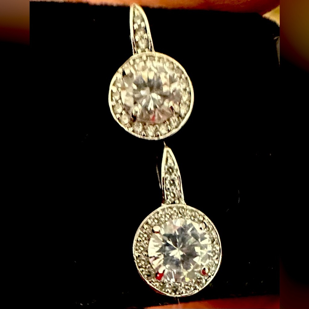 Beautiful fancy cz earrings